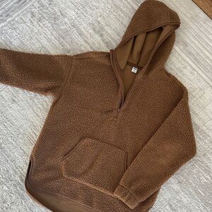 Old Navy Brown Sherpa Hoodie